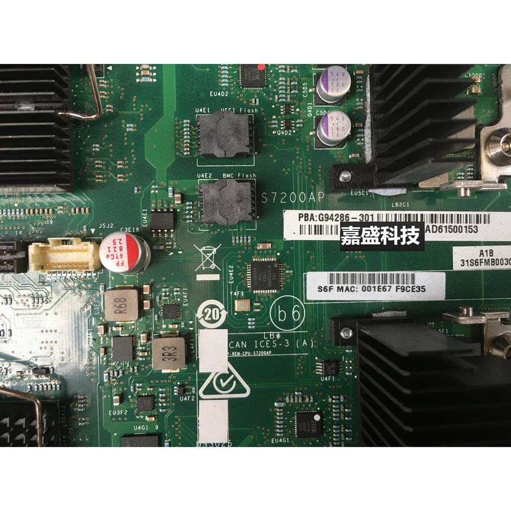 Original Server Motherboard S7200AP LGA3647 Fully Tested