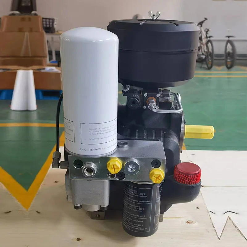 Air end rod unit for screw air compressors