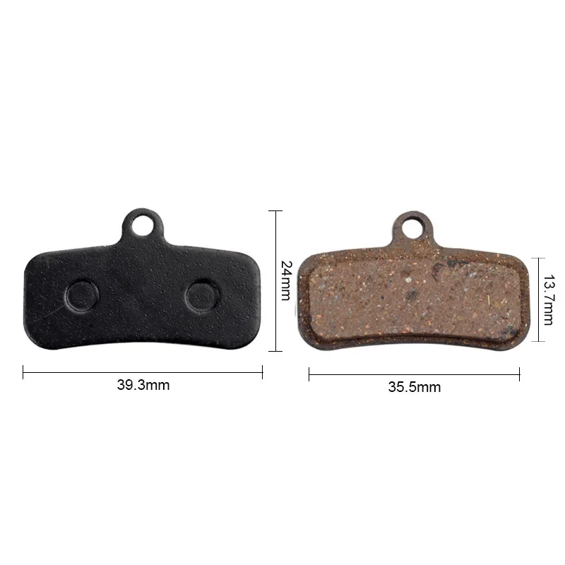 4 MTB Bicycle Resin Semimetal Disc Brake Pads For Shimanos Mountain Bicycle Resin Semi-Metal M810 M820 ZEE 640