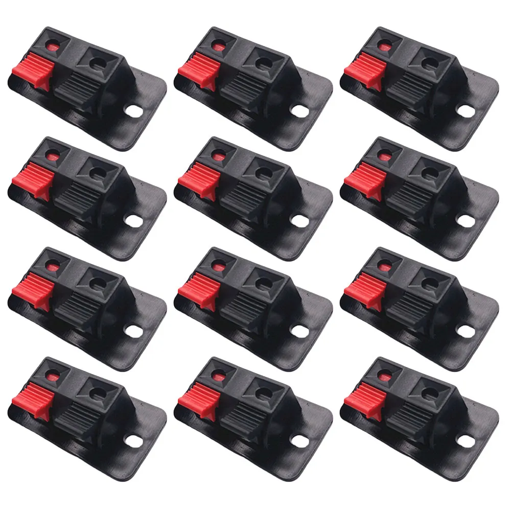 30Pcs Speaker Connector Terminal 2-Way Loudspeaker Cup Connector Sound Equipment Accessories Speaker Box Terminal Replacement