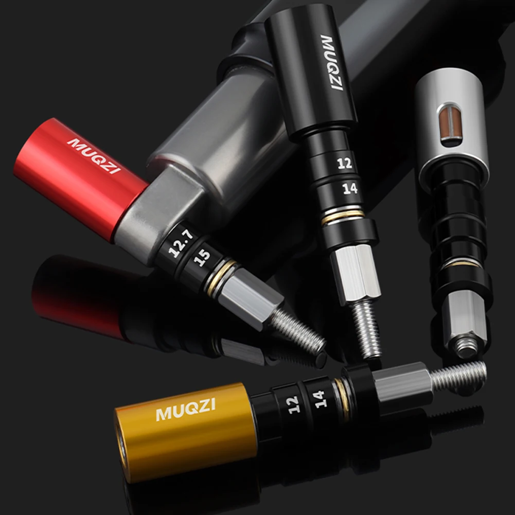 MTB Rear Shock Absorber Bushing Tool with 2 Adapters Bike Removal Installation Shock Absorbers MTB Bike Rear Shock Repair Tool