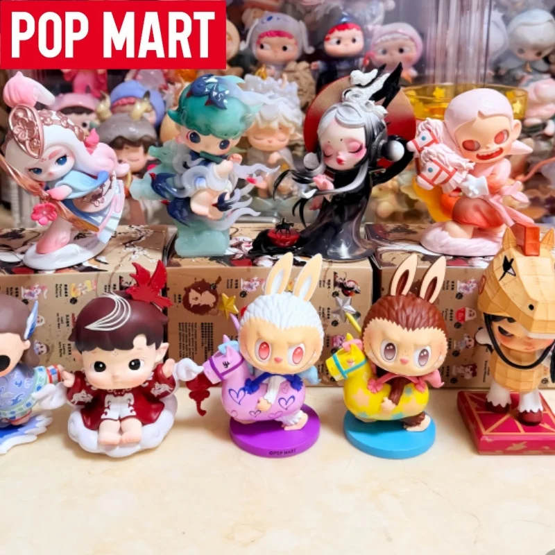 

Горячая новинка: Оригинальная коллекционная игрушка POP MART Golden Gallop Series Blind Box Golden Snake Celebrates the New Year DIMOO SP Star Person