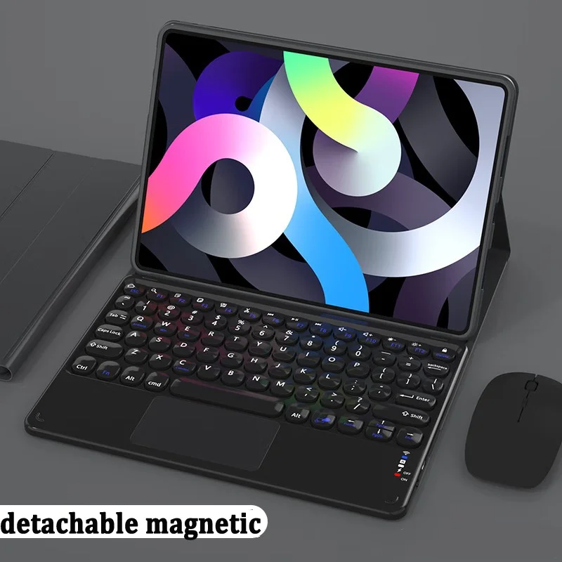 

Magnetic Touchpad Keyboard Cover and Mouse for Vivo Pad Air 11.5inch 2023 for Vivo Pad 11 Detachable Bluetooth Smart Stand Case