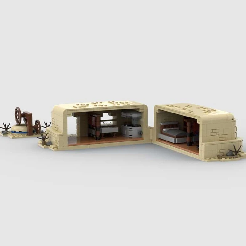 スタームービーモデル Moc ビルディングブロック フォールアウト 1 シェイディサンドモデル テクノロジーブリック DIY 組み立て ホリデー建設玩具 ギフト