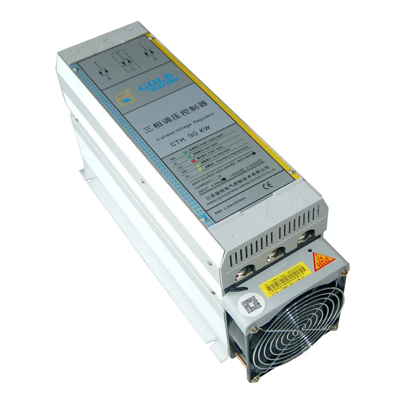 GOLD Three-phase AC 380V Thyristor Voltage Regulator CTH50KW 70KW 90KW Temperature Regulation