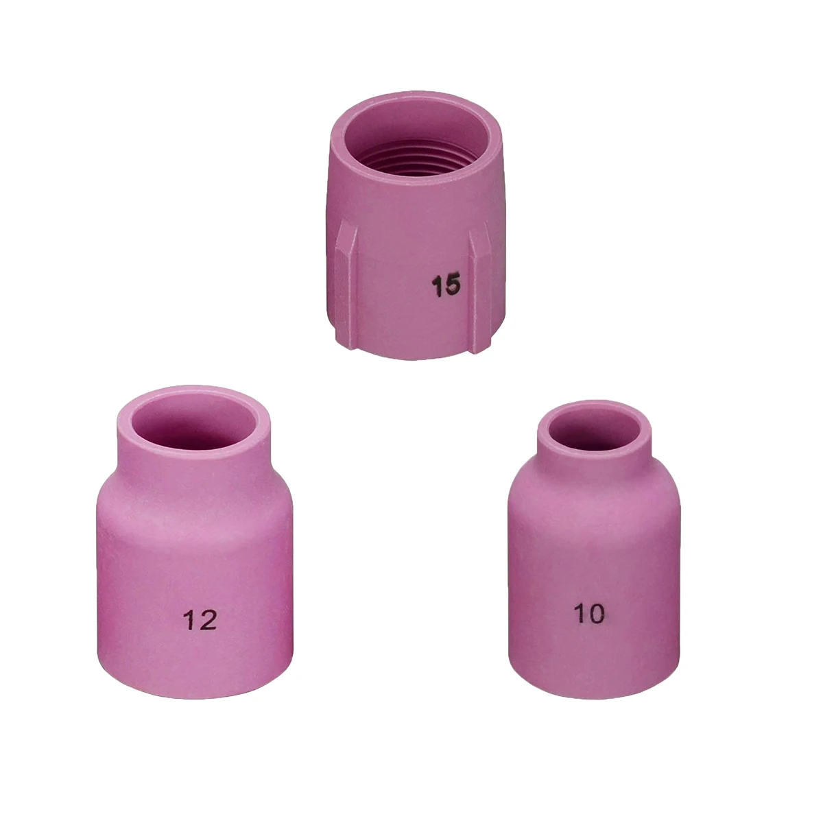 10pcs Large Gas Lens Ceramic Cup  53N88 53N87 53N89 For TIG Welding Torch WP17/WP18/WP26 Series