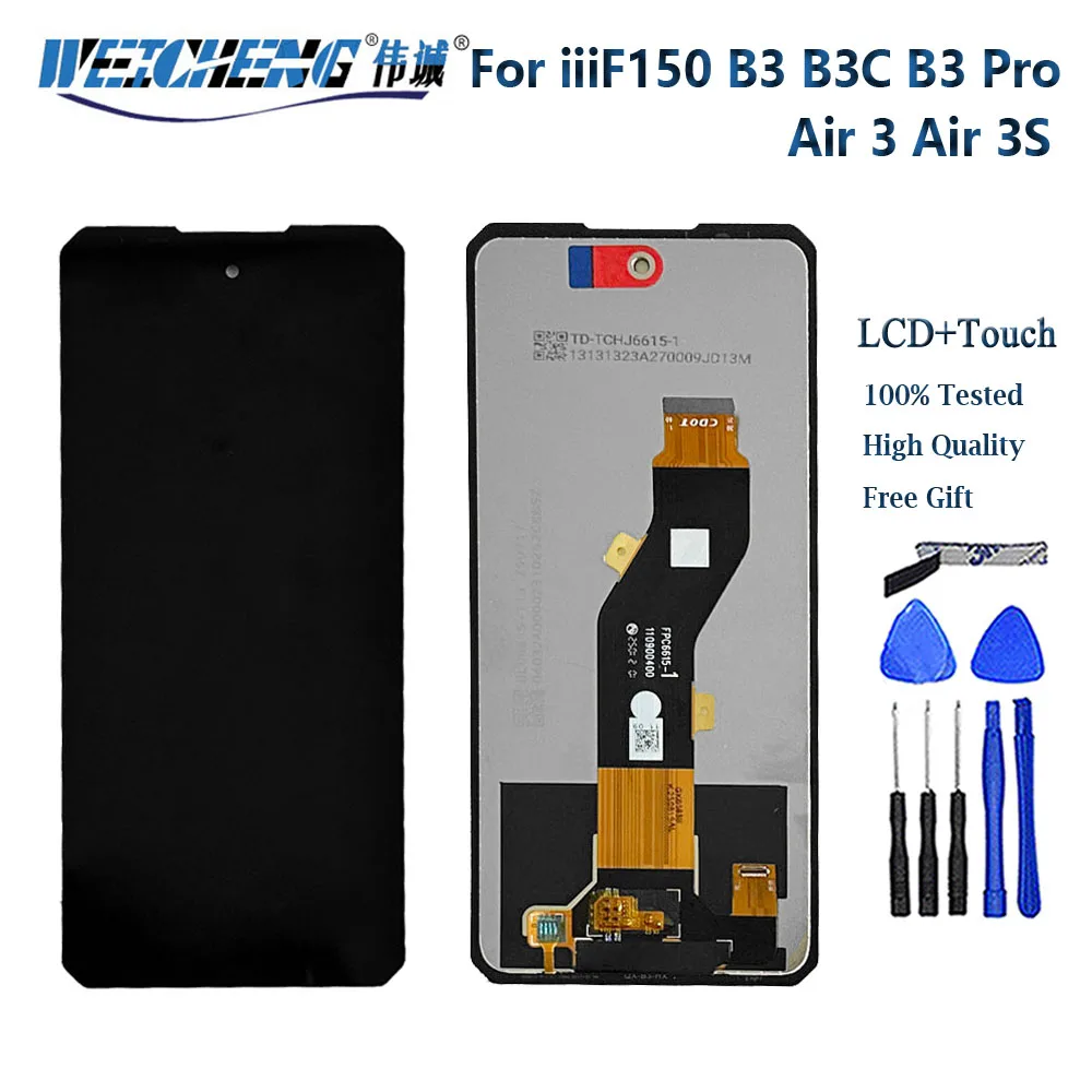 6.6 Inch For Original For IIIF150 B3 Pro B3C LCD Display+Touch Screen Digitizer Assembly IIIF150 Air 3S Air3 Pantalla lcd