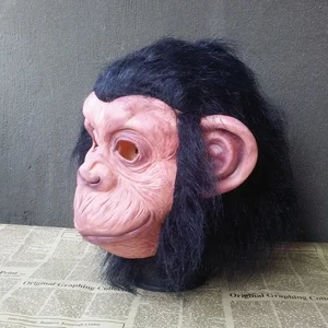 Gorila capuz Halloween horror bola animal macaco máscara cos bonito Wukong 8 principais vendas fantasia macaco sexy - №6