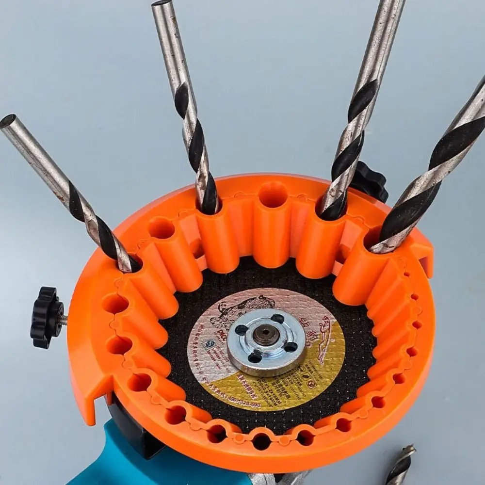 Reliable 20 Hole Drill Bit Sharpener Efficient Polishing Grinding Tool Multipurpose Precision Sharpening Tool Worker