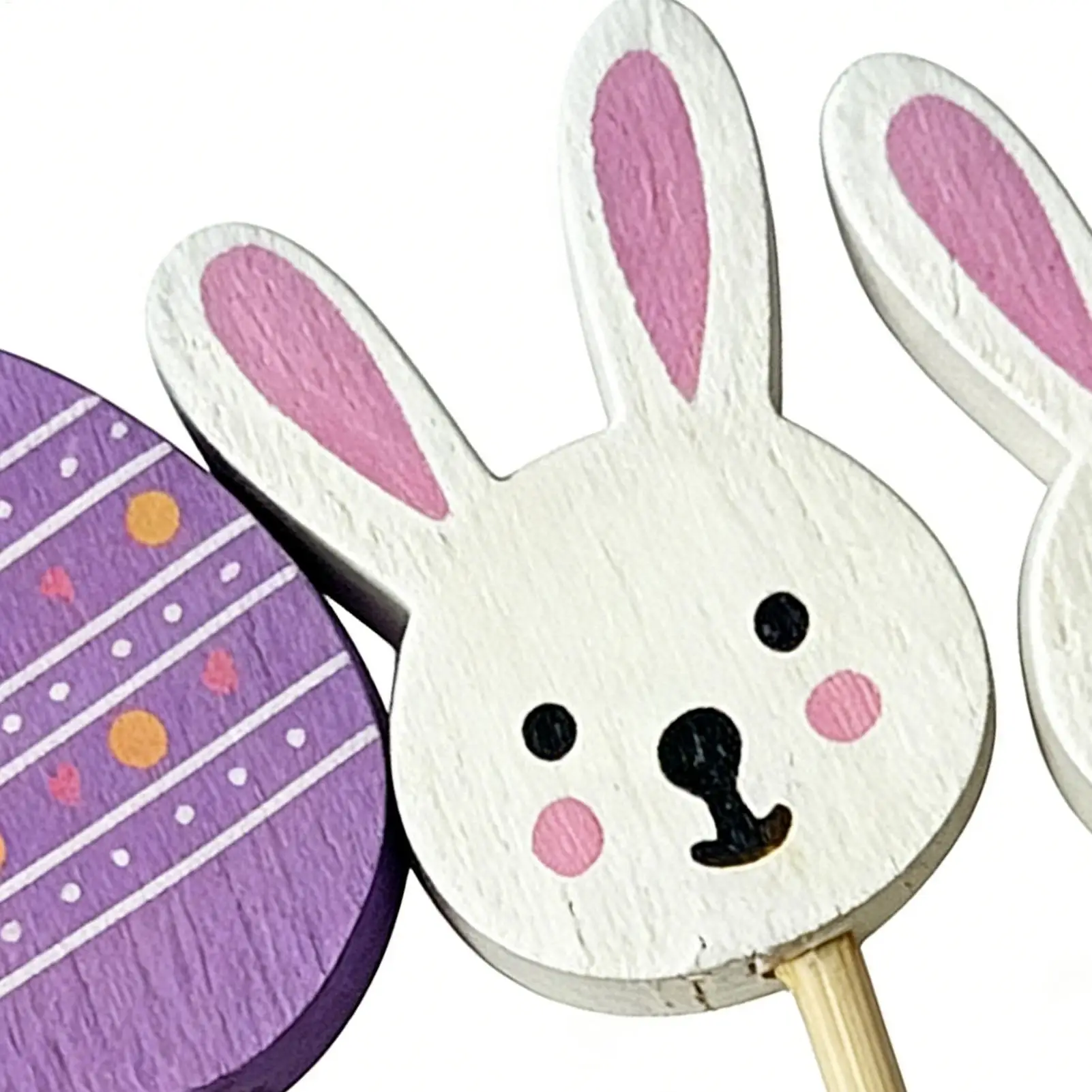 

Коктейльные палочки, 100 шт., украшения для десертов в виде кроликов и яиц, пасхальные мешалки для напитков, для сэндвичей, для вечеринок в помещении и на улице