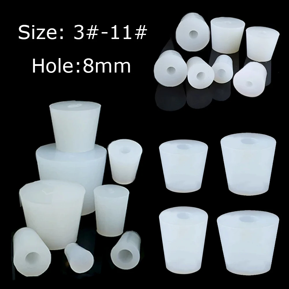 

1pcs Silicone Fermenter Cover Plug Stoppers With 8mm Hole For Airlock Valve Brew Wine Rubber Fermenting Lids Fermenting Supplies
