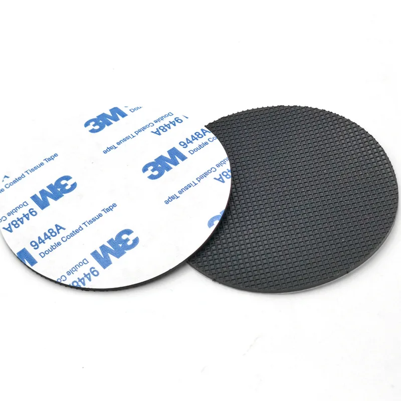 حجم مخصص يموت قطع شبكة سوداء حشية مطاطية وسادة مطاطية قوية ذاتية اللصق المضادة للانزلاق وسادة القدم المطاطية