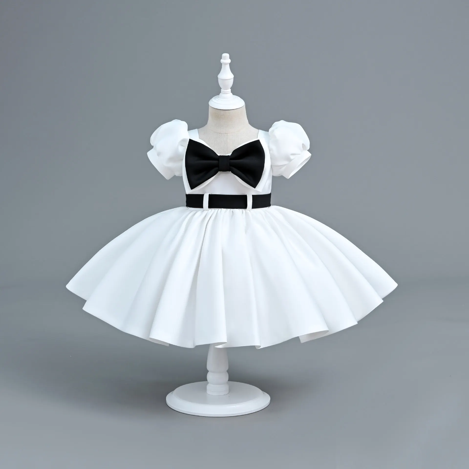 Children's Dresses Elegant Party Dresses For Girls Summer Dress Baby Girl Dress Bow Princess Costume 1st Birthday Baby Clothing