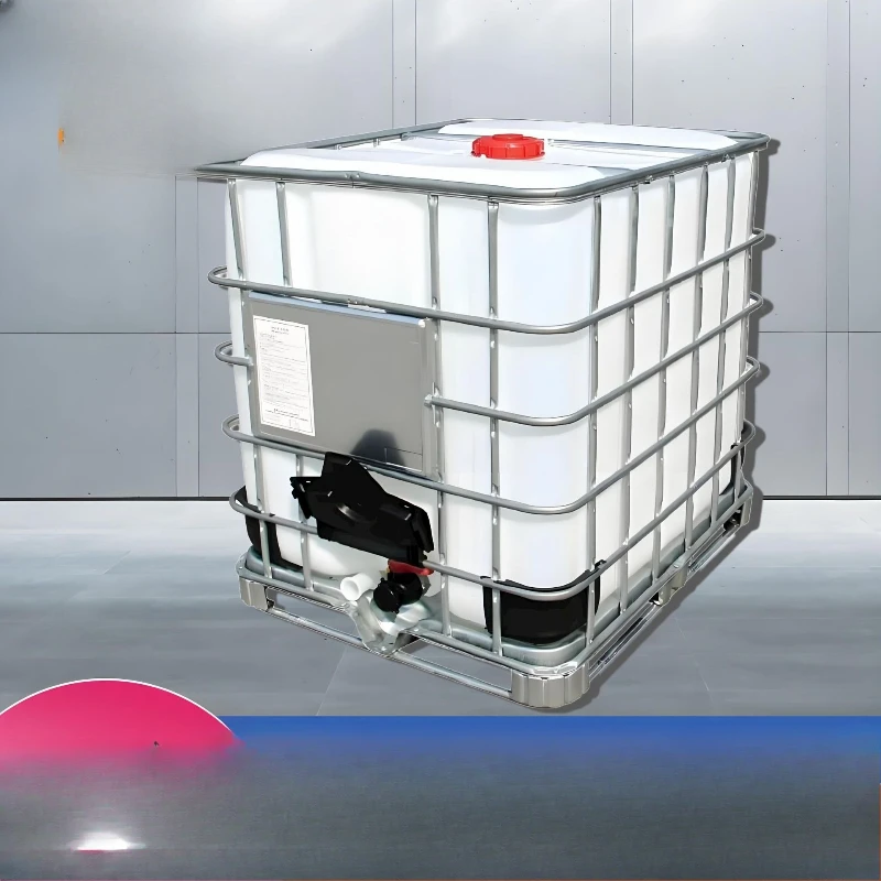 

1000L square barrel 500L white ibc iron rack barrel new thickened container barrel polyethylene