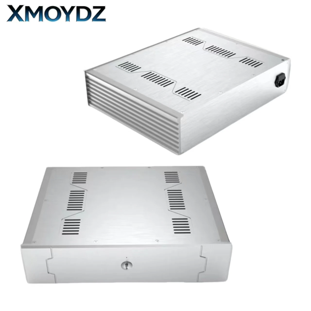 430*105*340mm All‑Aluminum Amplifier Chassis Anodized DIY Preamp DAC Decoder Housing for Home Audio Power Supply Equipment