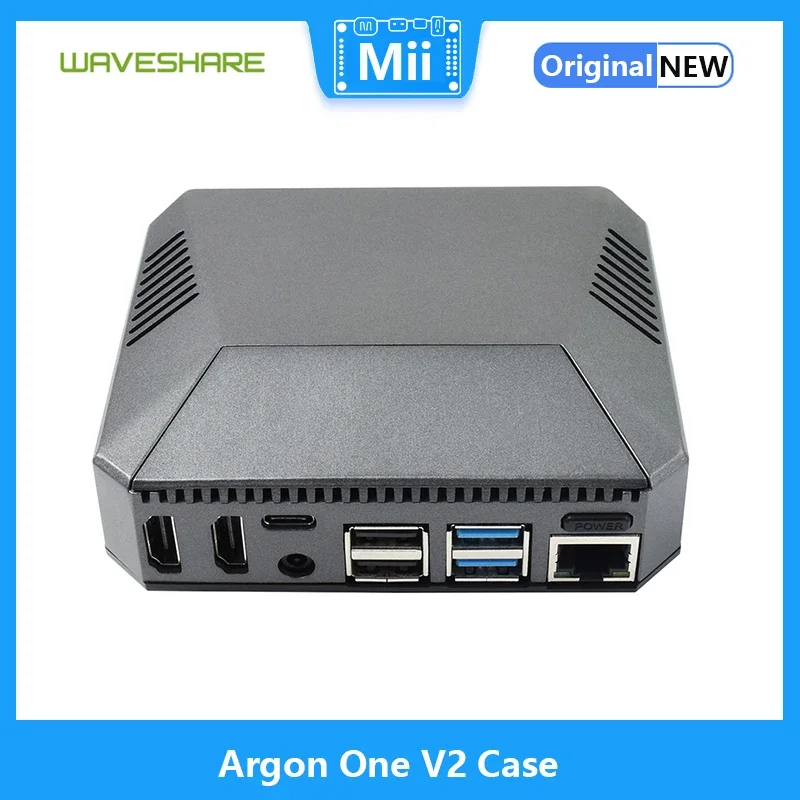 For Raspberry Pi 4 Argon ONE V2 Aluminum Case , With Safe Power Button Amazing Temperature Management