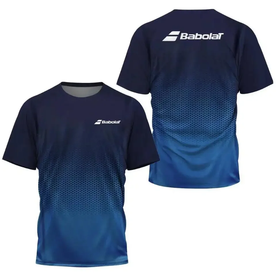 Men's quick drying T-shirts badminton uniforms printed table tennis uniforms  short sleeved breathable sports men's clothing