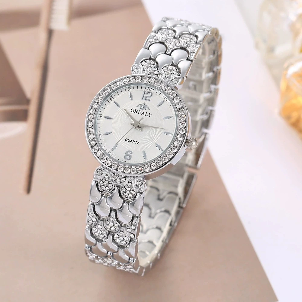 ساعات نسائية خفيفة فاخرة للأعمال للسيدات ساعات كوارتز عصرية بحزام معدني ساعة رياضية سوار ساعة يد نسائية