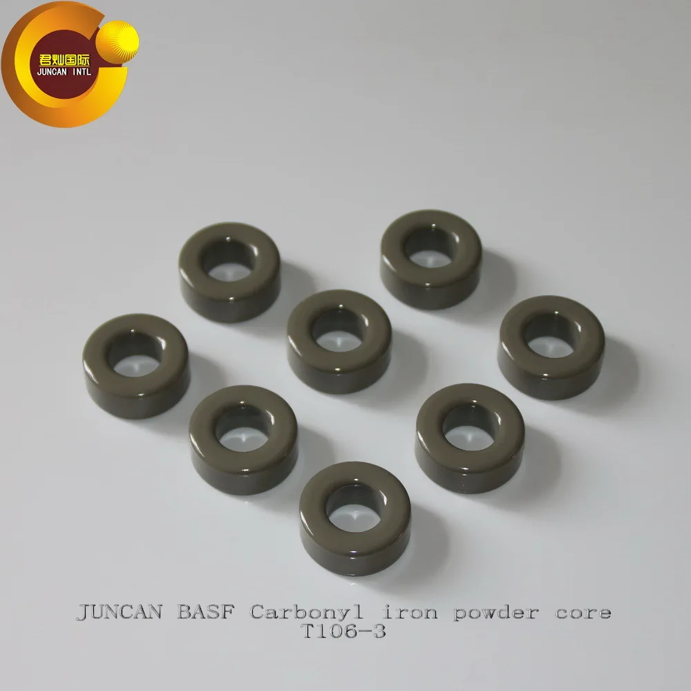 T106-3  High Frequency rf Carbonyl Iron Powder  Core