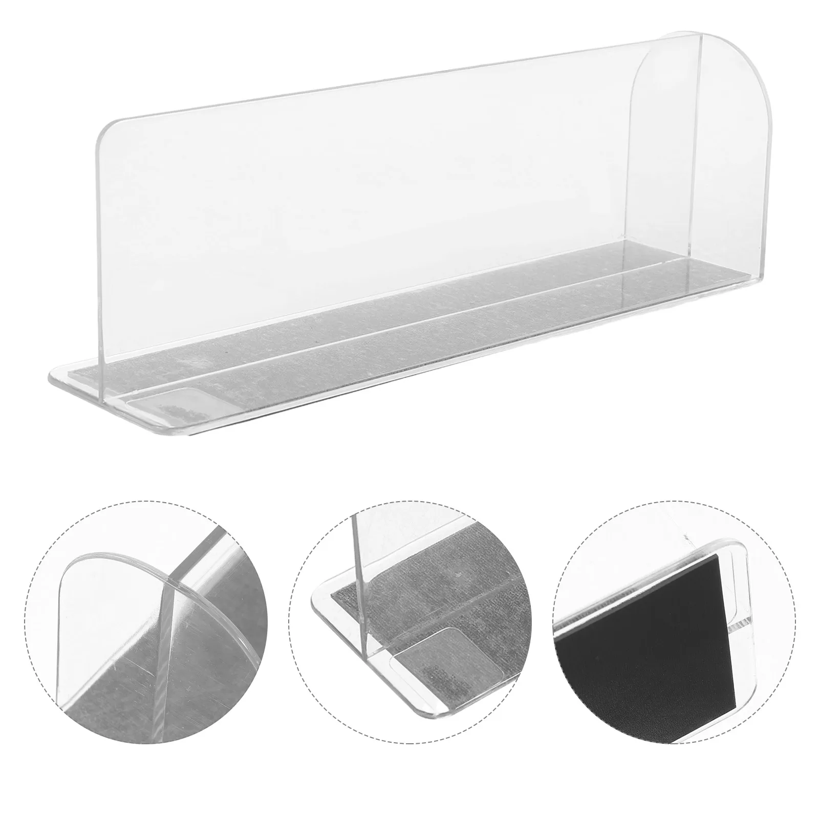 

4 Pcs Shelf Spacer Divider for Wire Shelves Plastic Closet Shoe Cabinet Dividers Separators