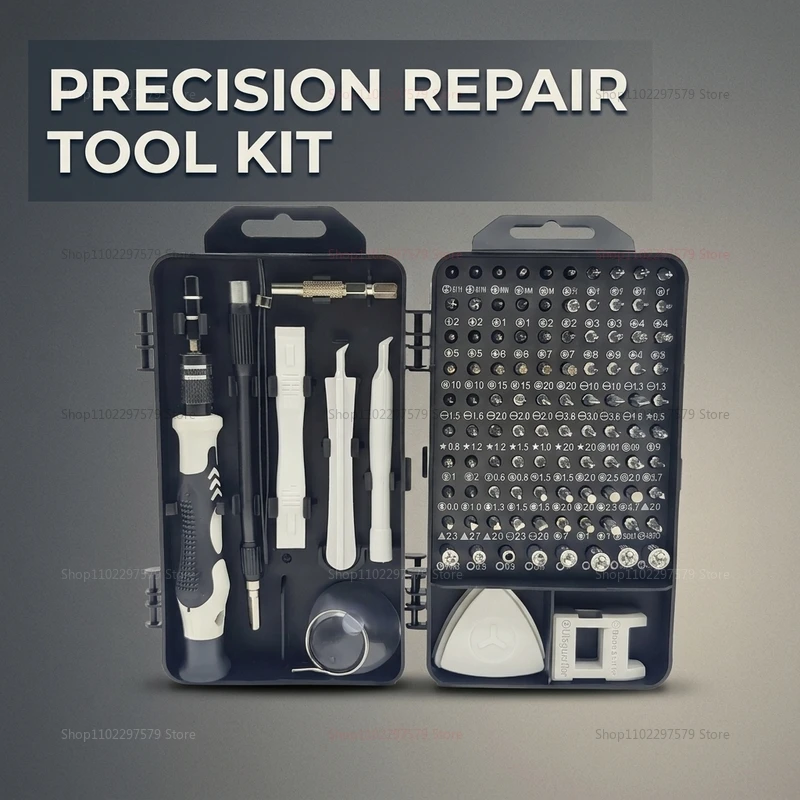 115-in-1 Precision Screwdriver Set for Electronics Repair DIY Tools Kit for Phone Laptop PC Watches Glasses and Eyewear