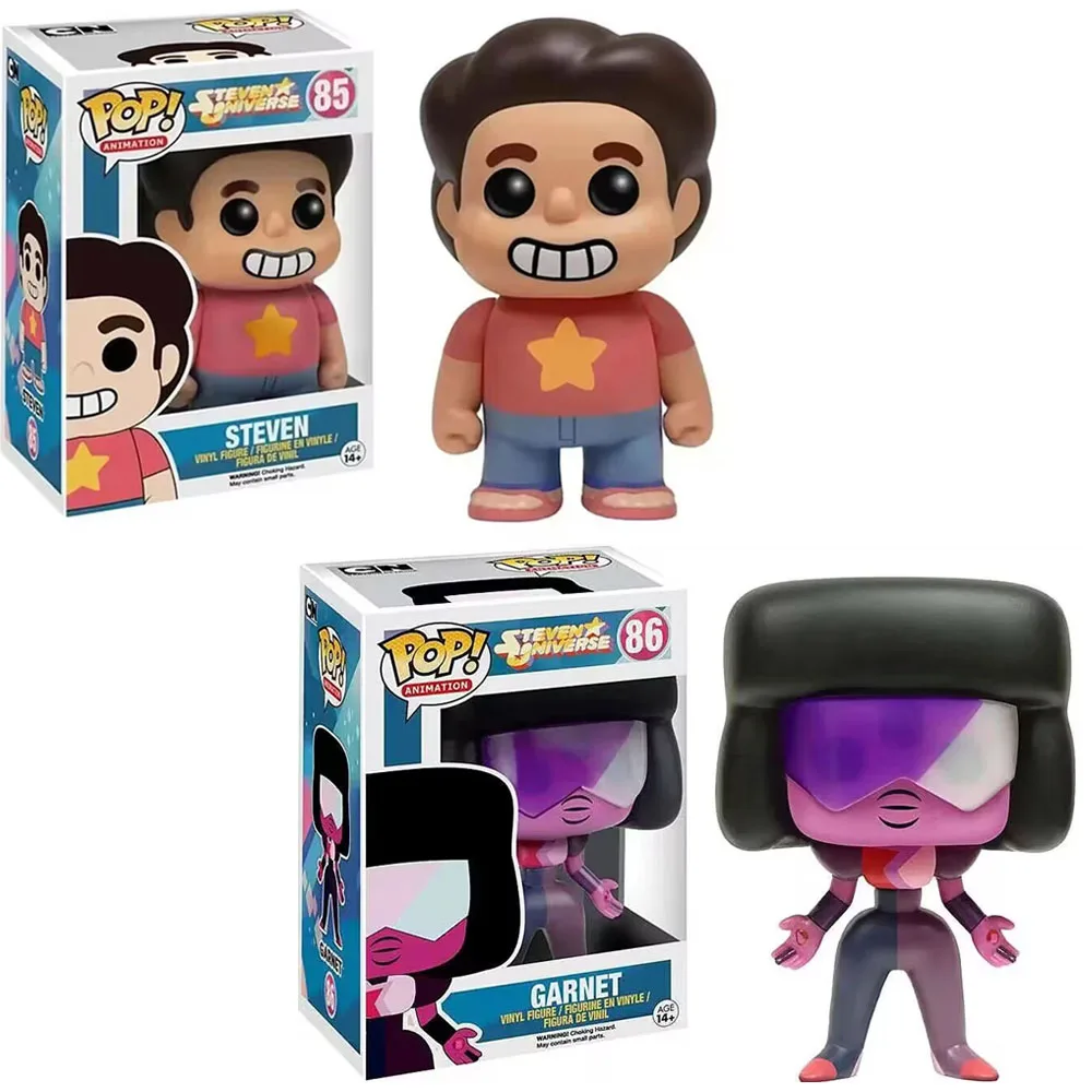 Funko Pop Steven Universe Steven #85 Garnet #86 Vinyl Action Figures Toys Collectible Dolls Toys Gifts for Kids