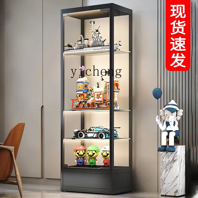 l2 Display Cabinet Gifts Cosmetics Household Glass Cabinet Toy Ornament Household
