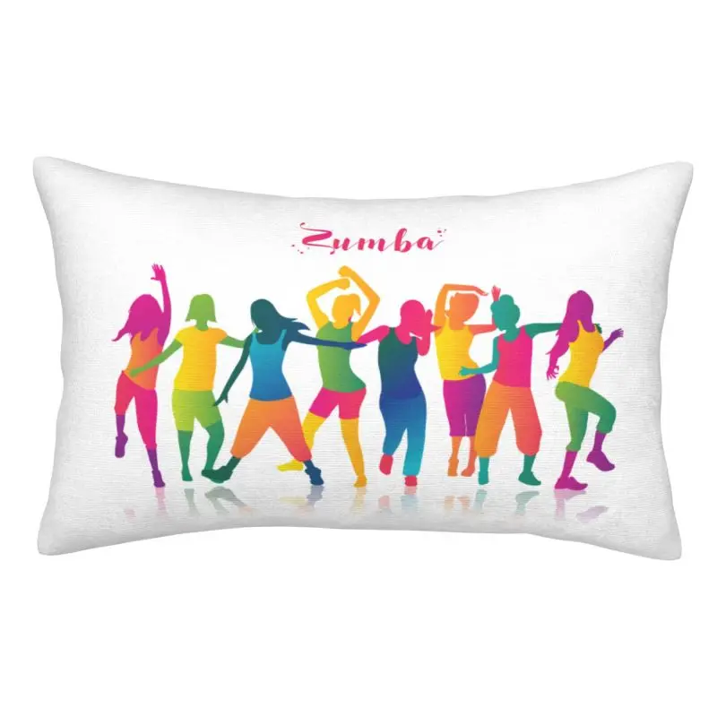 Custom Zumbas Fitness Dance Modern Pillow Cover Pillow Case Rectangle