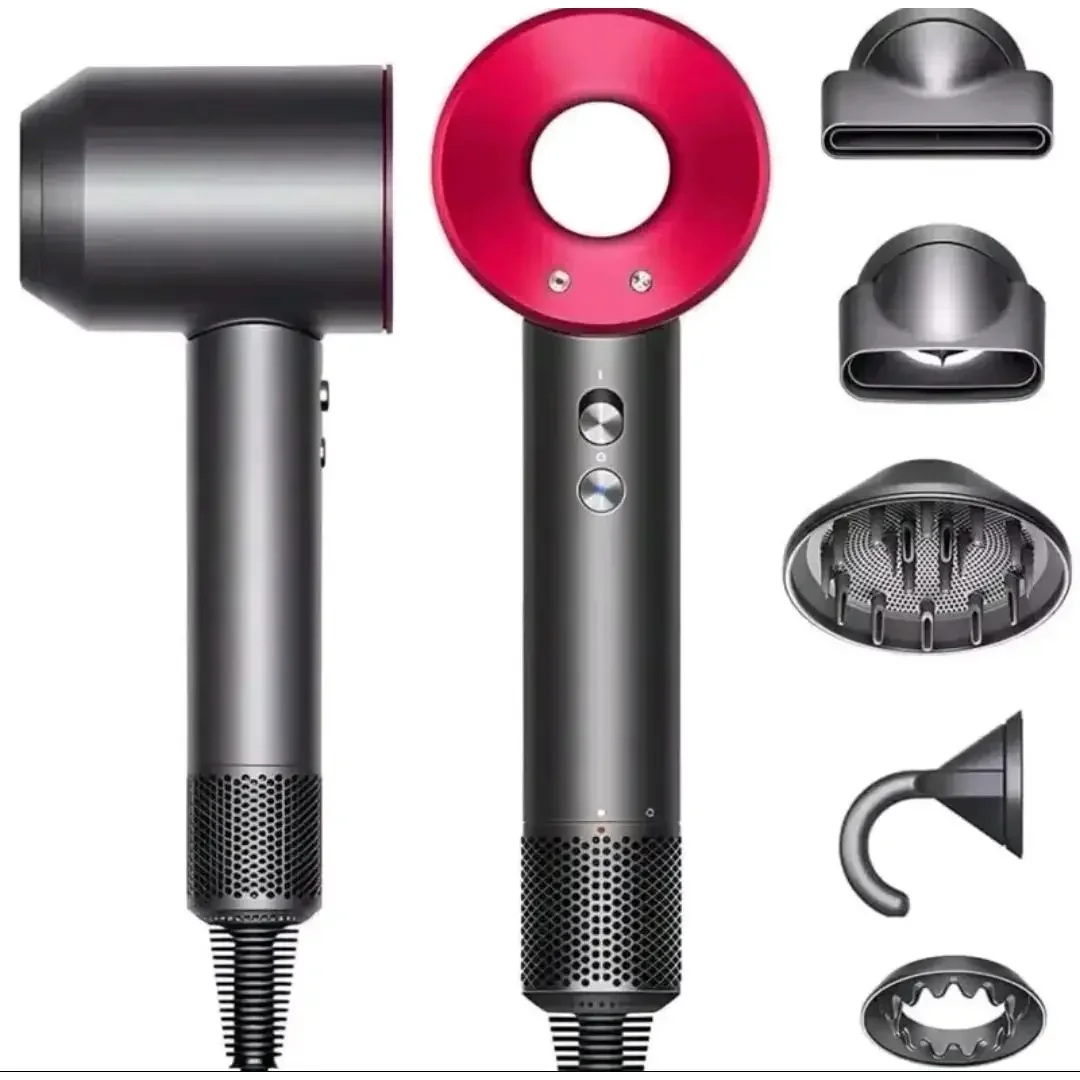 

Leafless Hair Dryer Negative Ion Dryer Professional Quick Dry Powerful Hairdryer Constant Anion 5 in 1 1.8M Electric Hair Dryer