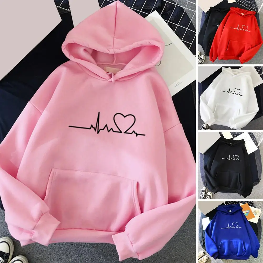 Soft Lining Hoodie Cozy Unisex Hoodies with Big Pockets Drawstring for Fall Winter Soft Warm Stylish Pullovers for Couples Long