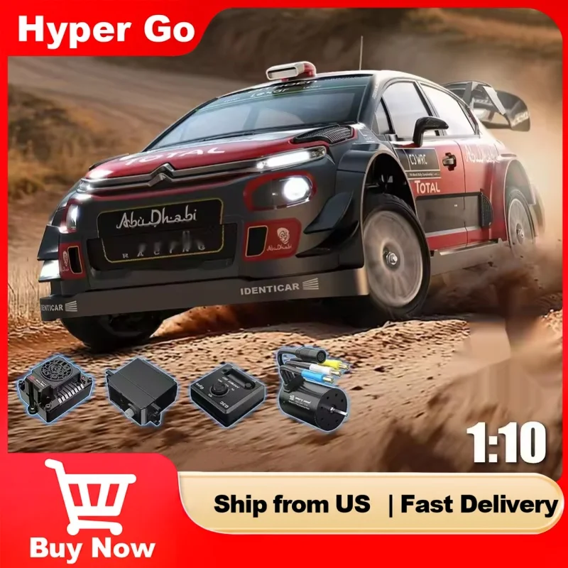 MJX Hyper Go 10303 10304 1:10 Brushless RC Car 4WD 70KM/H High Speed Racing Vehicle 2.4G Remote Control Off-Road Rally Car