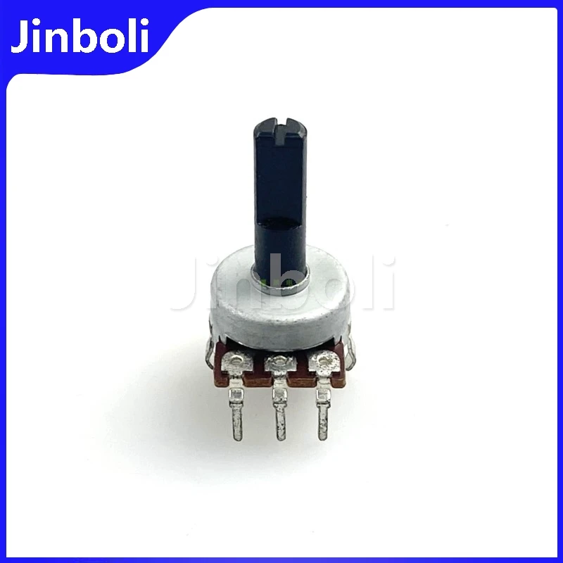 1PCS R161 Type Single Potentiometer D50K 3Pins Shaft Length 20MM Adjustment Temperature And Speed Volume Control Potentiometers