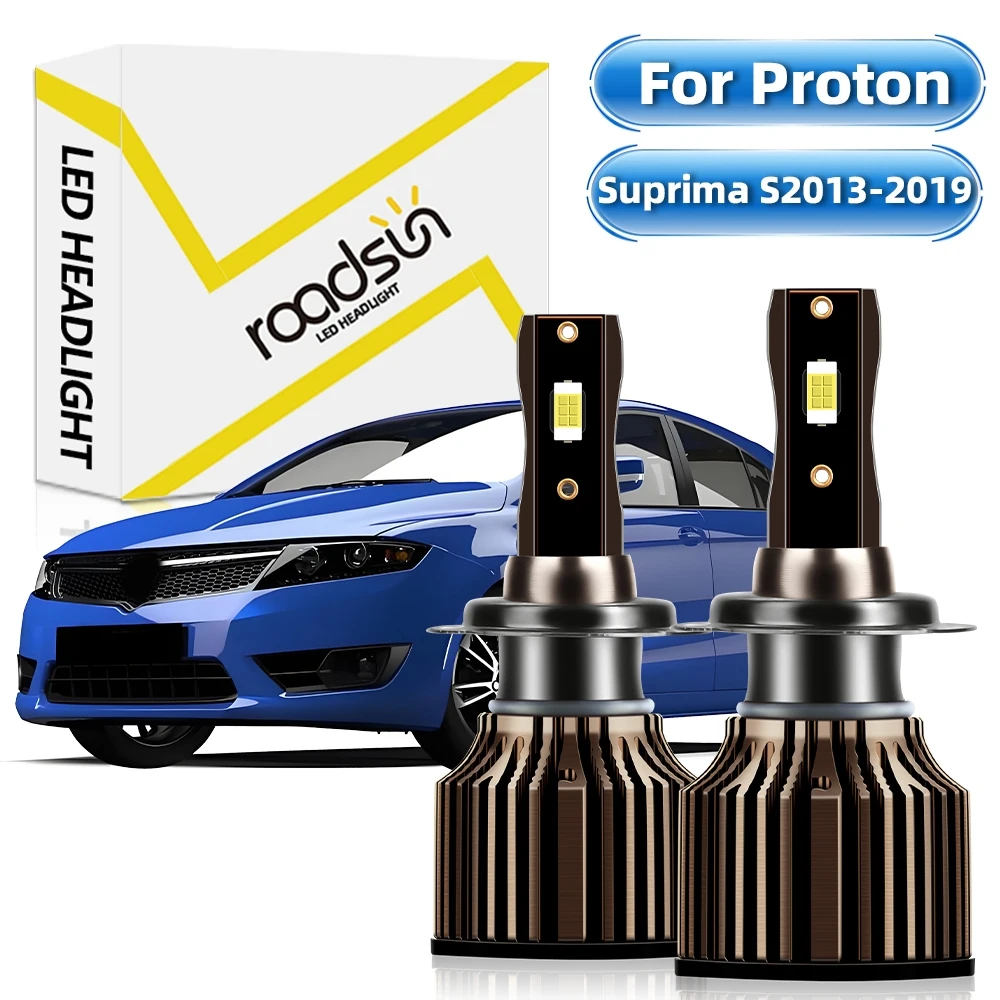 

[Для Proton Suprima S 2013-2019 】 H7 лампы для фар ближнего/дальнего света, фары 6000 К, белые 400% лм, Сверхъяркие, Plug And Play, 2 шт.