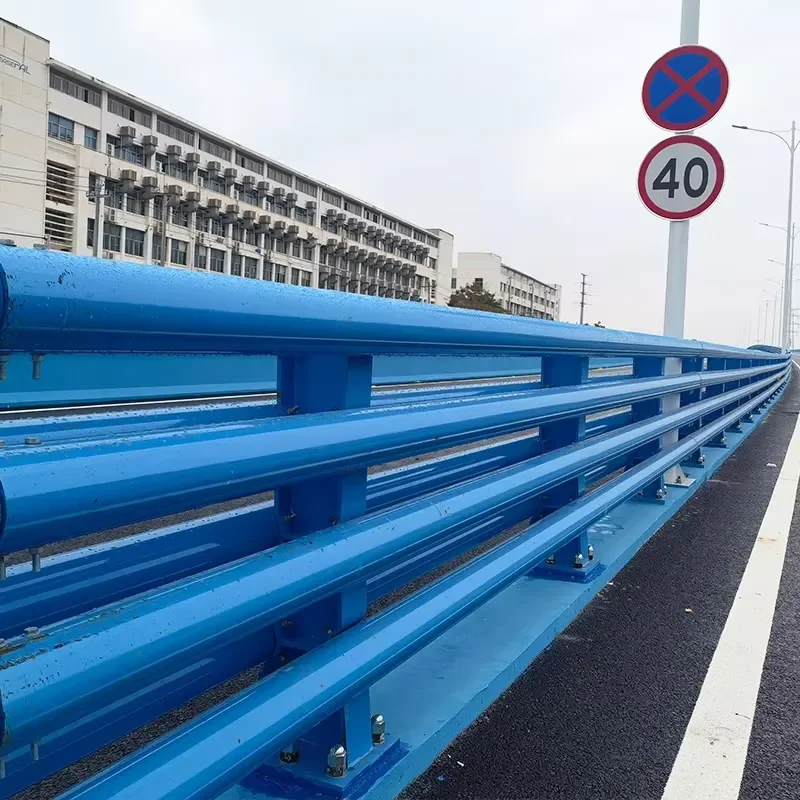 Road Anti-collision Safety Isolation Guardrail Manufacturer Produces Municipal Traffic Road Guardrails