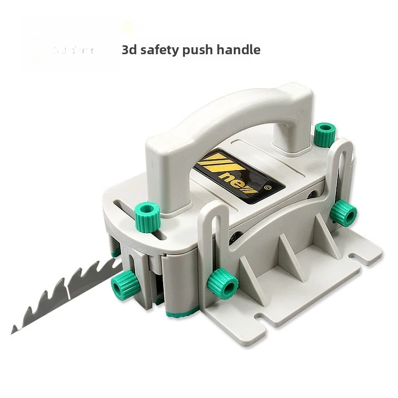 السلامة دفع مقبض مقلوب النجارة الكهربائية منشار دائري آلة الحفر الجدول المنشار AntiCuttin الخشب انتهازي أدوات #4