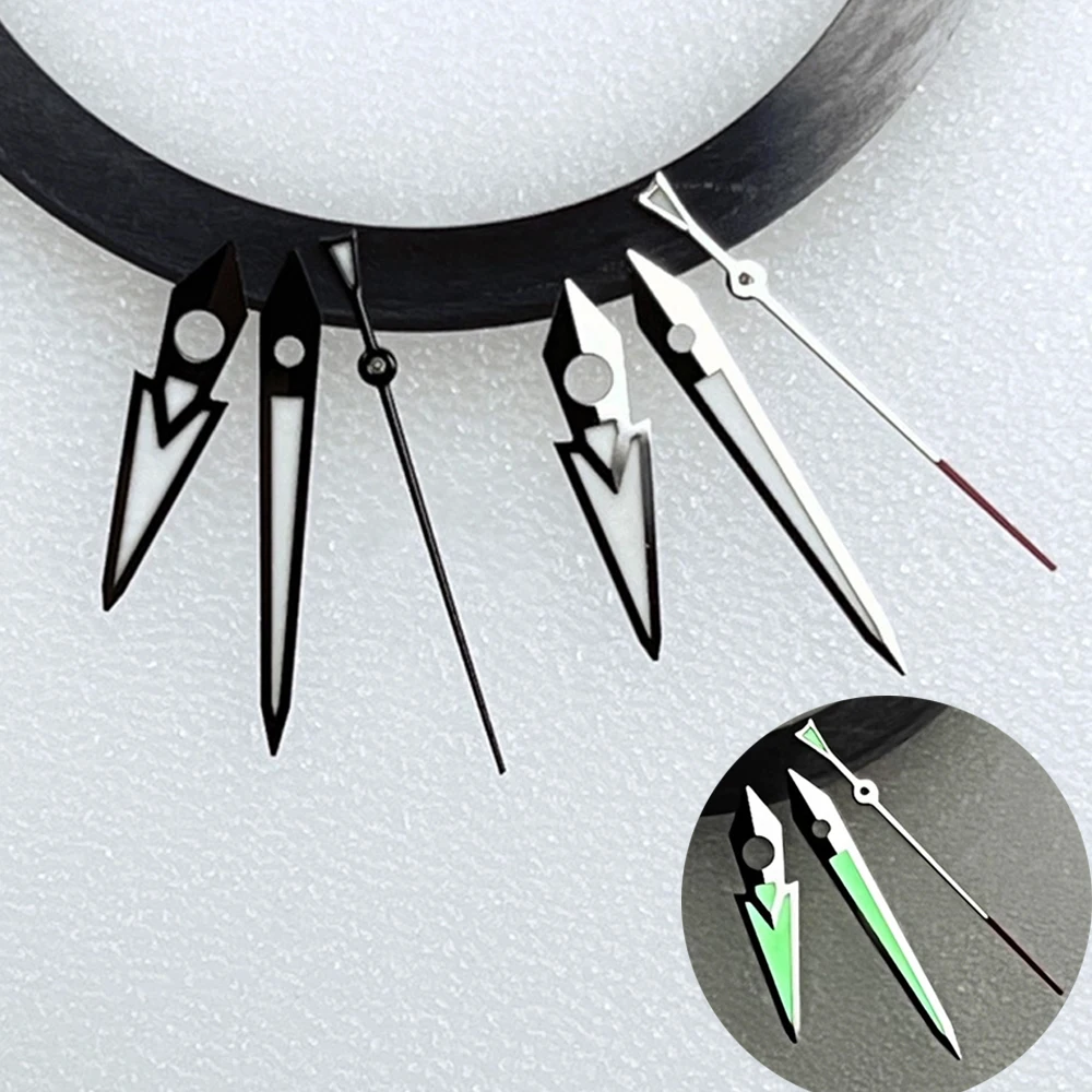 

NH35 Hands Strong Green Luminous Pointers for NH35 NH36 4R35 4R36 Movement Watch Hands 9mm 12.5mm 13mm Needles Accessories