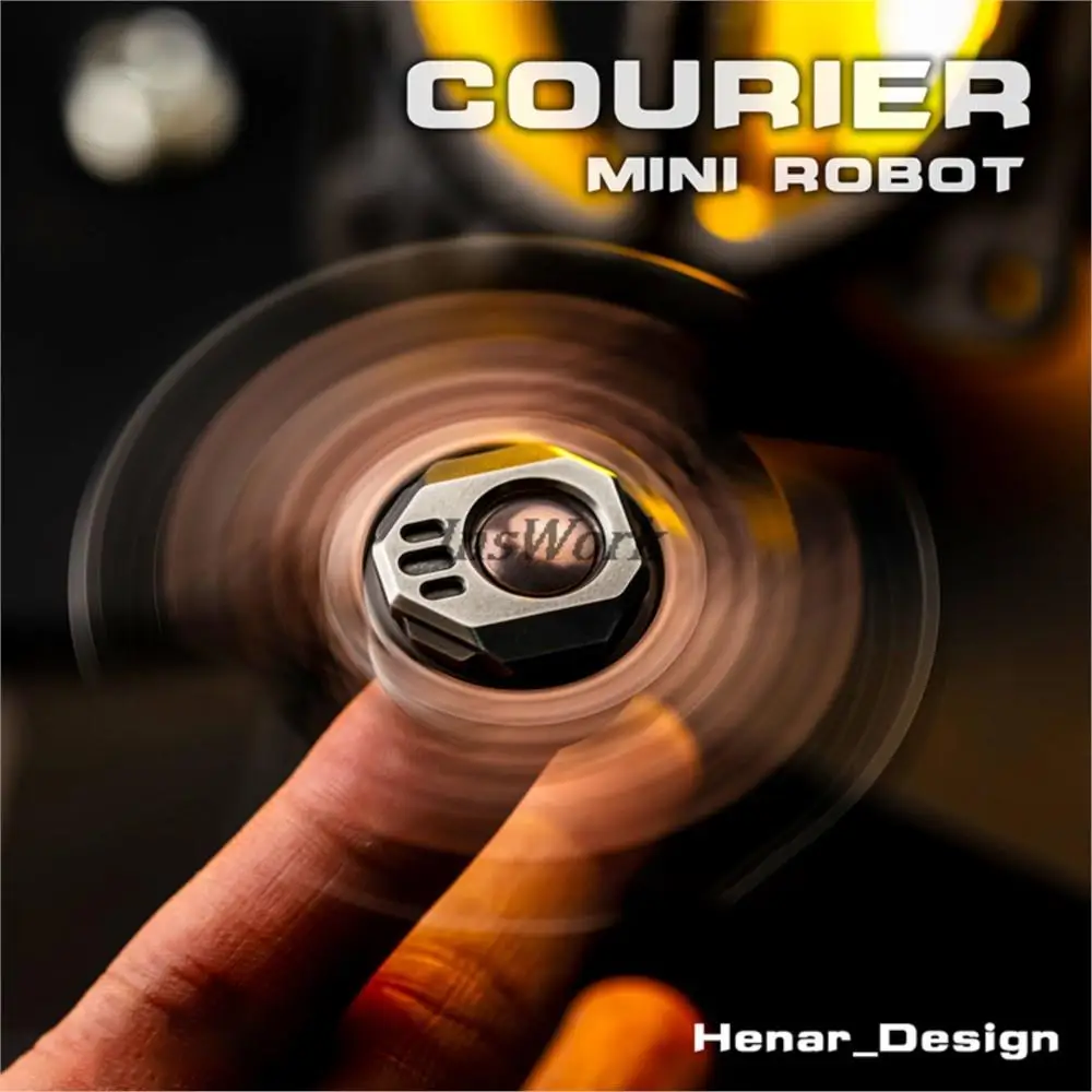 WANWU EDC Koerier Mini Robot Vinger Spinner Slider Handspinner Stress Releiver Metalen Fidget Spinner Autisme Speelgoed