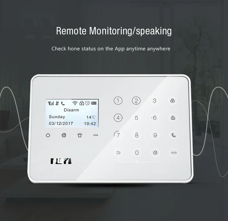 High End HEYI Alarm System with APP Control Wired and Wireless 433MHz GSM GPRS 2G 4G Oprional Smart Home Anti-thief Security