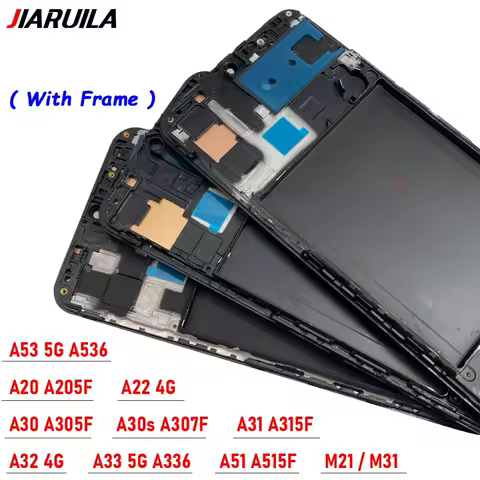 LCD Display With Touch Screen Digitizer Replacement Parts For Samsung A51 A30S A31 A20 A30 M21 M31 A22 A32 4G A33 A53 A14 A73 5G