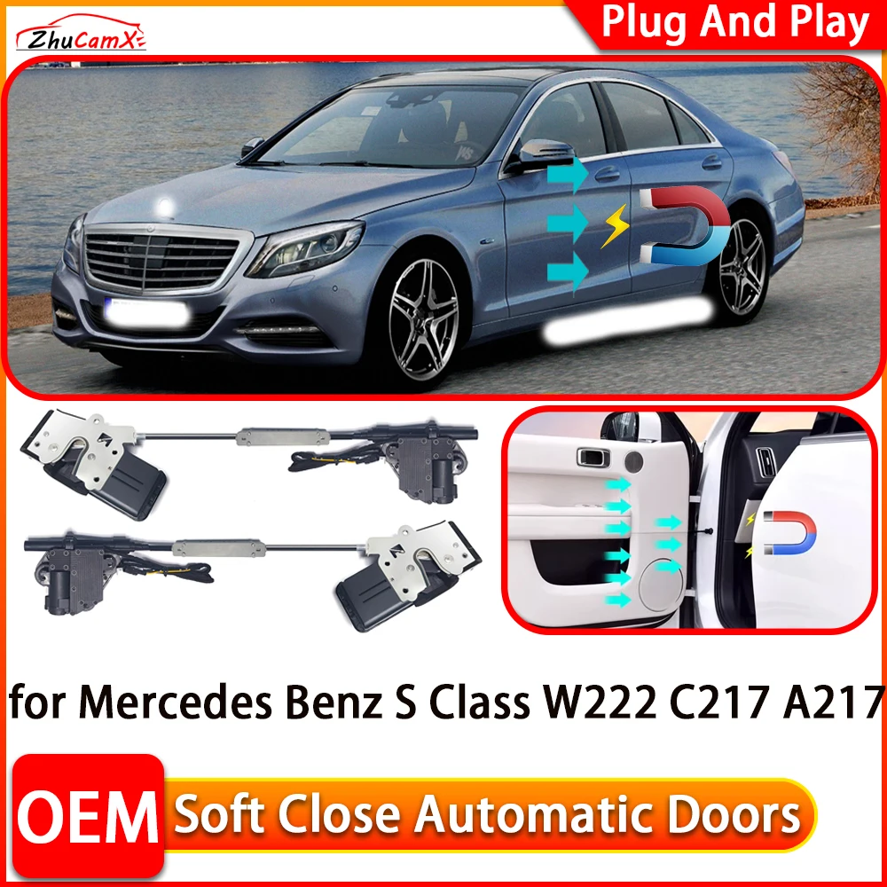 for Mercedes Benz S Class W222 C217 A217 Car Automatic Electric Soft Close Door Closer Power Closing Door Comfort Closing System