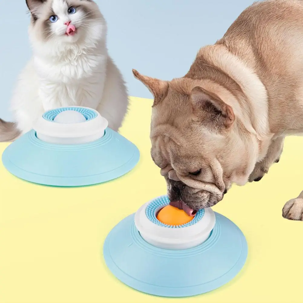 Haustier-Leckmatte Joghurt-Leckplatte Slow Feeder für Hunde & Katzen - Interaktiver Snack-Schüssel, Fördert die Zahngesundheit, Haustier-Leckmatte