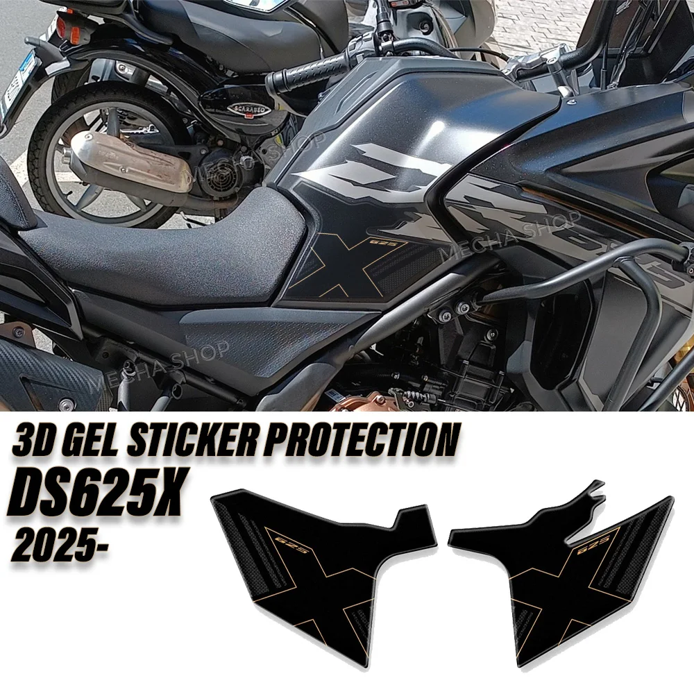 

For Voge Valico DS625X 2025 Stickers 625DSX 625 DSX Accessories Tank Pad Protection 3D Gel Stickers