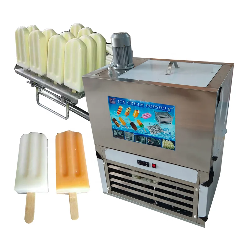 

Ice lolly pop popsicle freezer making machine automatic