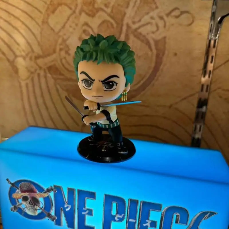

Hot Toys One Piece Luffy Zoro Nami Cosbaby, набор мини-фигурок-милые коллекционные куклы с орнаментом для подарка на день рождения