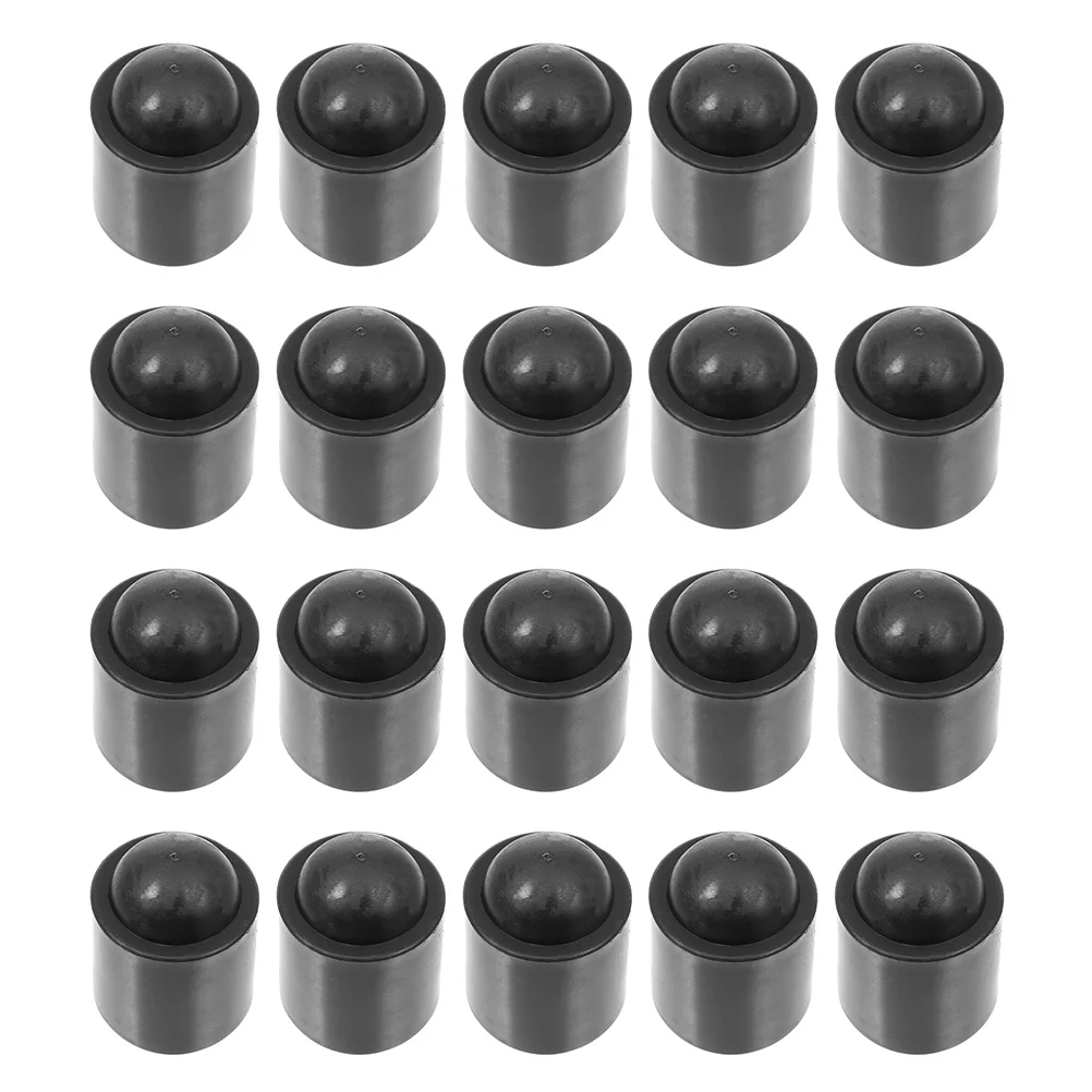 50 Pcs Protective Rod Tail Rubber Sleeve Pool Cue End Protecting Covers Replaceable Ends Protectors Protection Bar