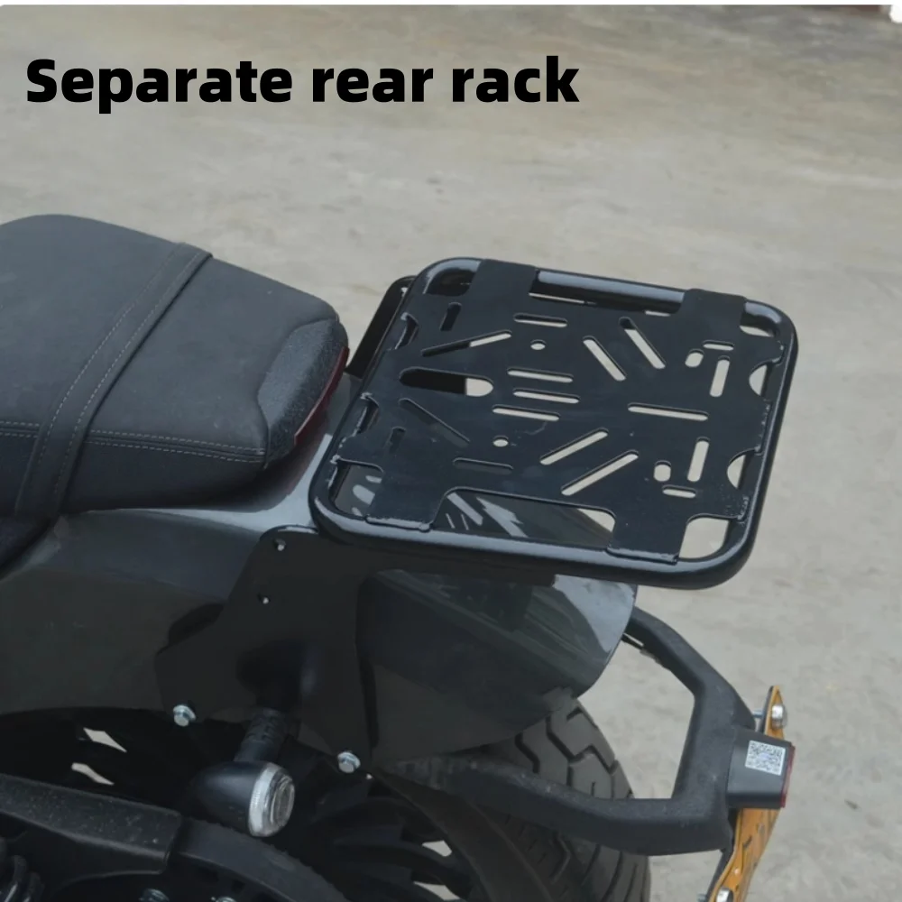 Suitable for Benda motorcycle dark flag 500 side box three boxes Xiade tail box modified accessories backrest tail shelf