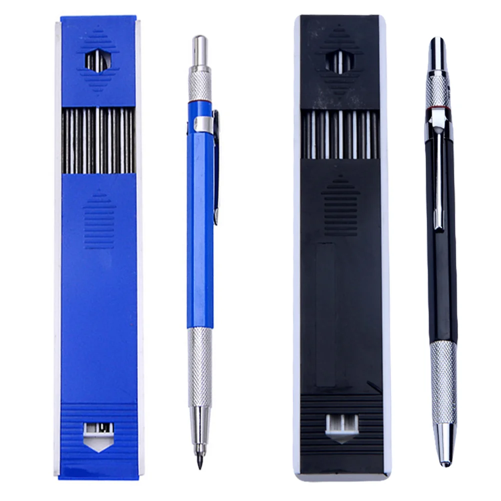 

2 Sets Drawing Engineering Pen Professional Carpenter Pencil Lace Sketching Pencils Mechanical for Automatic 2mm