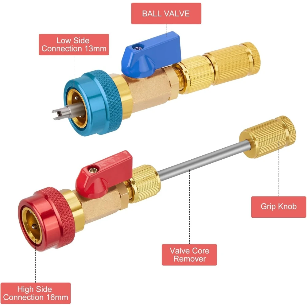 Рисунок 3 - R134A Набор инструментов для снятия сердечника клапана