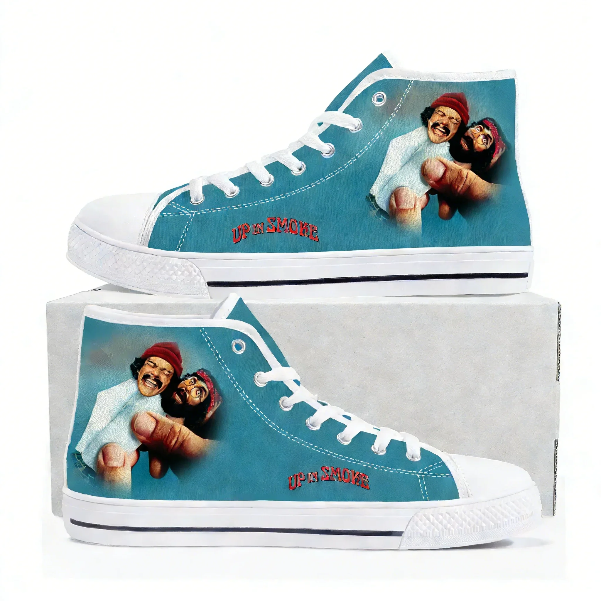 

Up in Smoke High Top High Quality Sneaker Mens Womens Teenager Canvas Sneaker Casual Personalized Patterns Shoe Customize Shoes