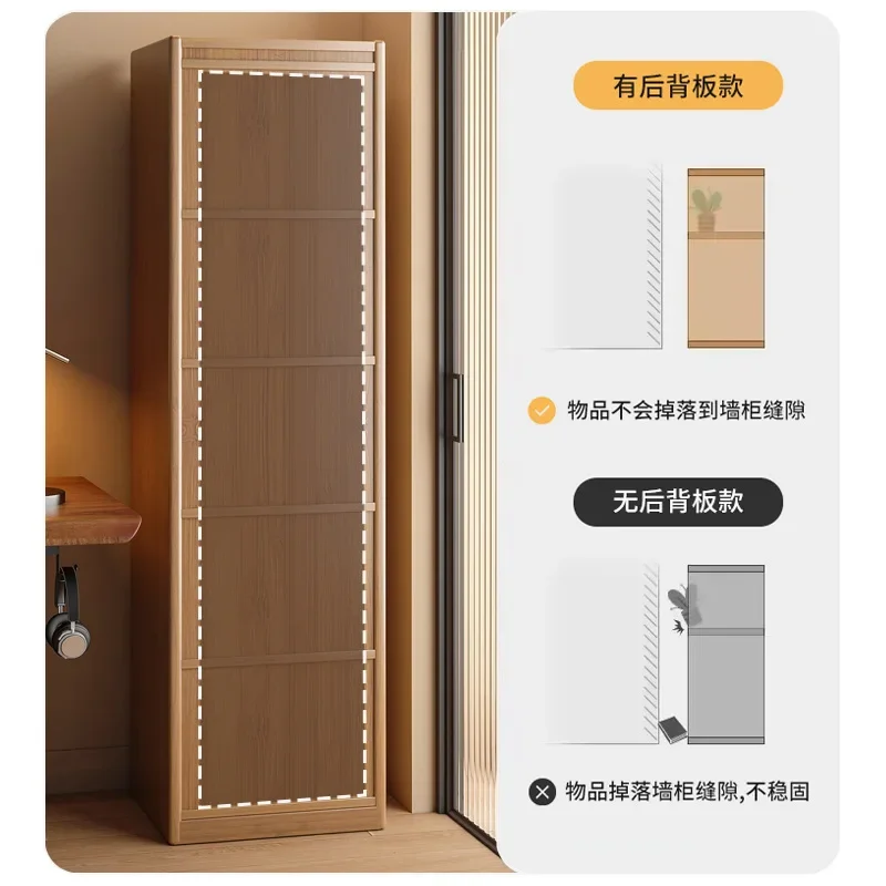For Bookshelf Shelf Floor-to-ceiling Bookcase Household Living Room Integrated Wall Small Side
